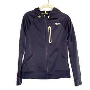FILA grey zip hoodie (Boys Medium)